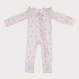 Cuddle Ruffle Sleep Suit in Honey & Berries