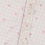 Cuddle Ruffle Sleep Suit in Morning Kisses