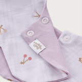 Cuddle Petal Bib in Lavender Milk