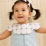 Cuddle Sailor Bib in Forest Gingham