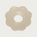 Cuddle Petal Bib in Cotton Cream