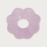 Cuddle Petal Bib in Lavender Milk