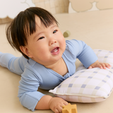 Cuddle Pillow in Forest Gingham