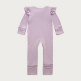 Cuddle Ruffle Sleep Suit in Lavender Milk
