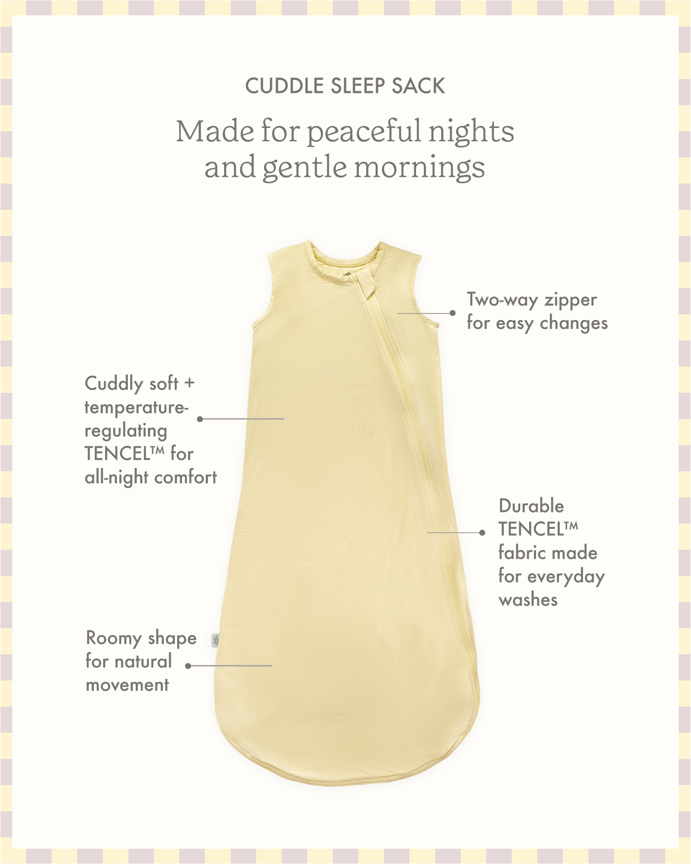 Cuddle Sleep Sack in Mint Cloud