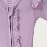 Cuddle Ruffle Sleep Suit in Lavender Milk