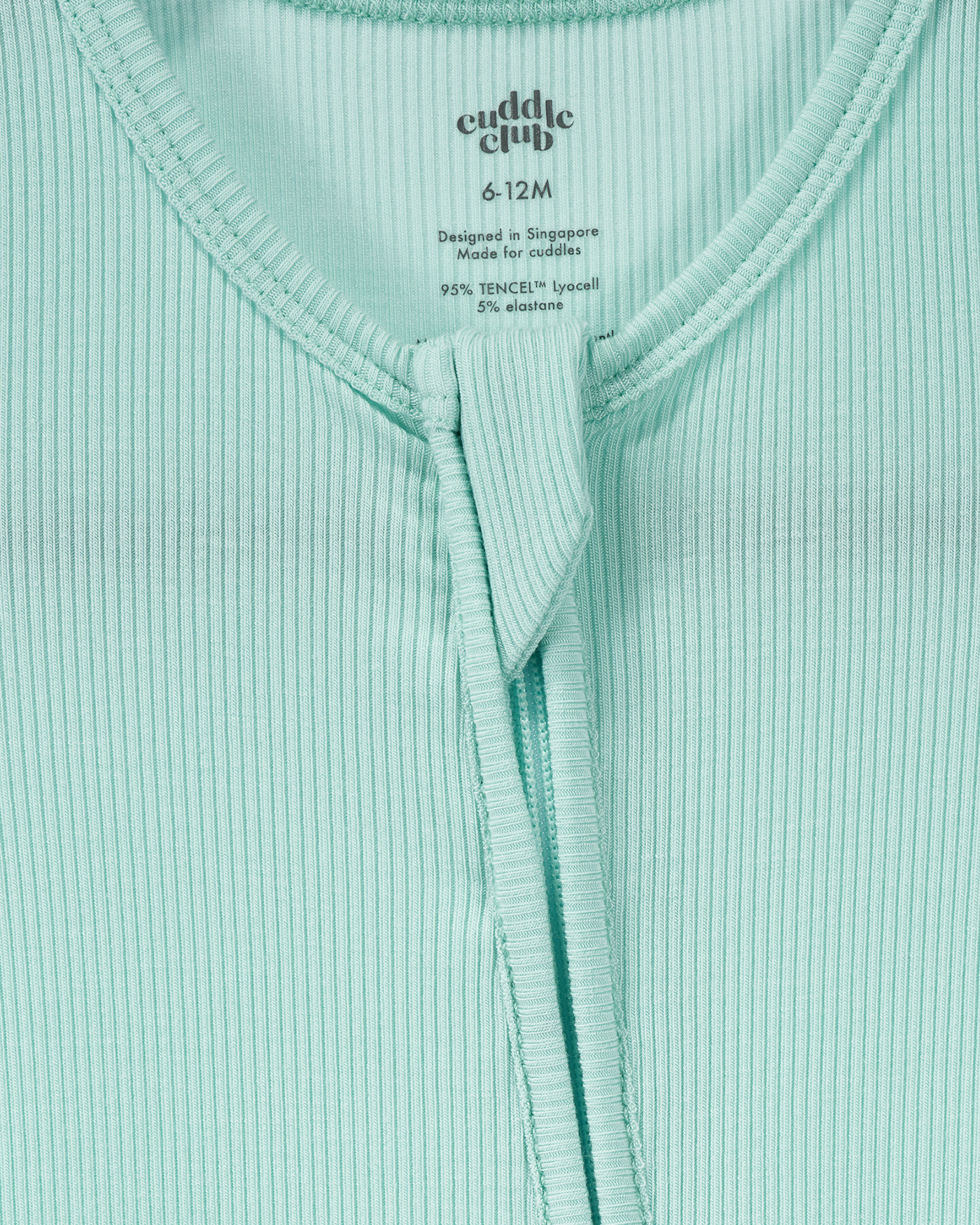 Cuddle Sleep Suit in Mint Cloud